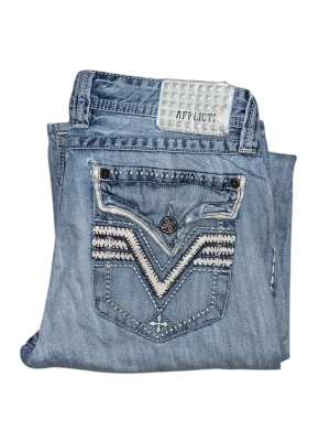 Affliction jeans - Affliction jeans W34 hål (bild 3) [Ytterbenslängd 113cm] [Innerbenslängd 85cm] [Midja 42cm] [Benöppning 25cm] 