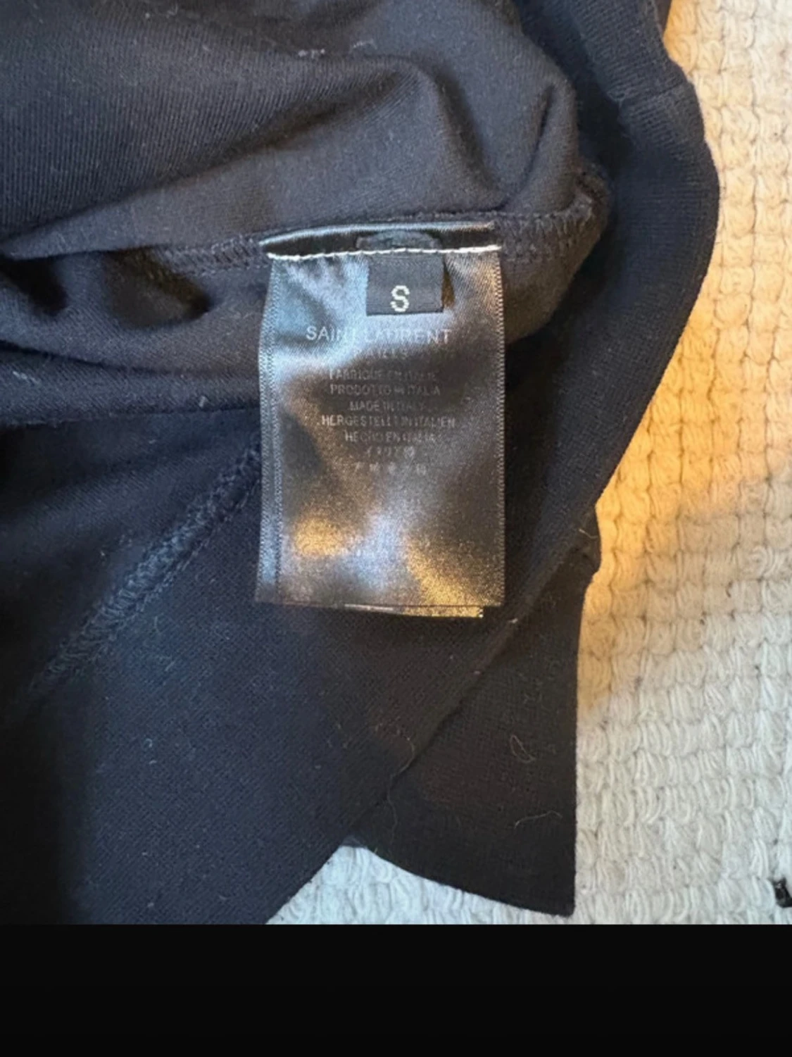 Svart Saint Laurent hoodie - 4