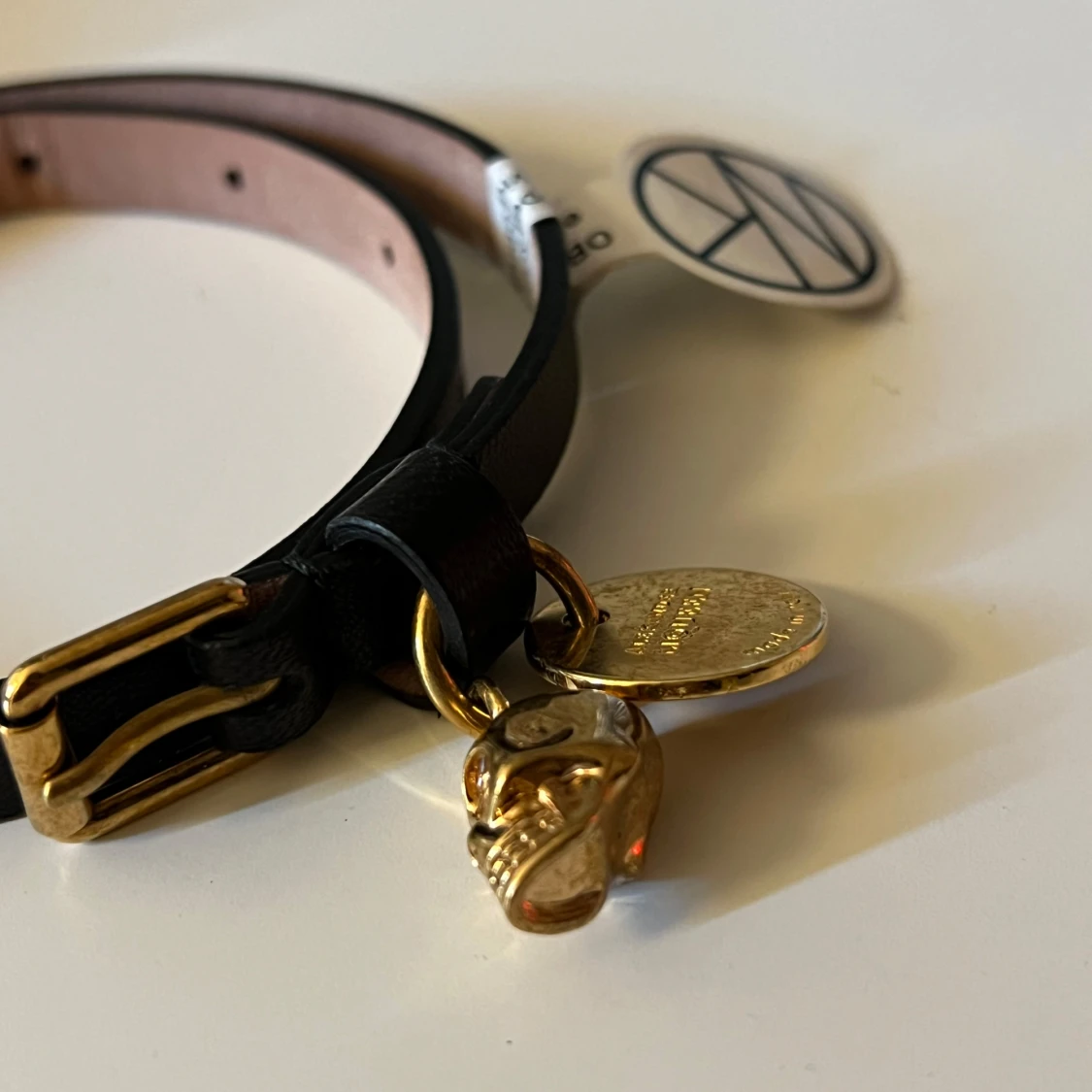 Alexander McQueen läder armband - 1