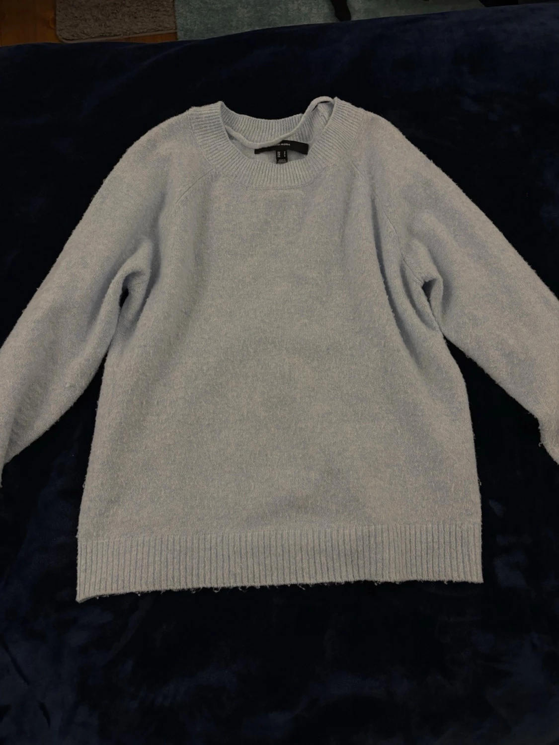 Ljusblå stickad tröja Vero Moda - 2