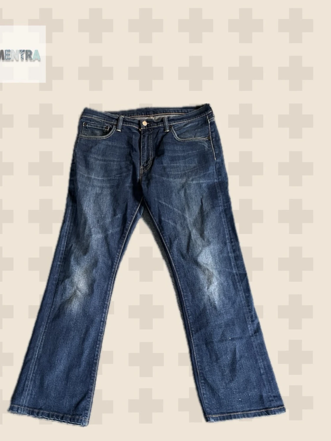 Blå bootcut jeans från Levi's