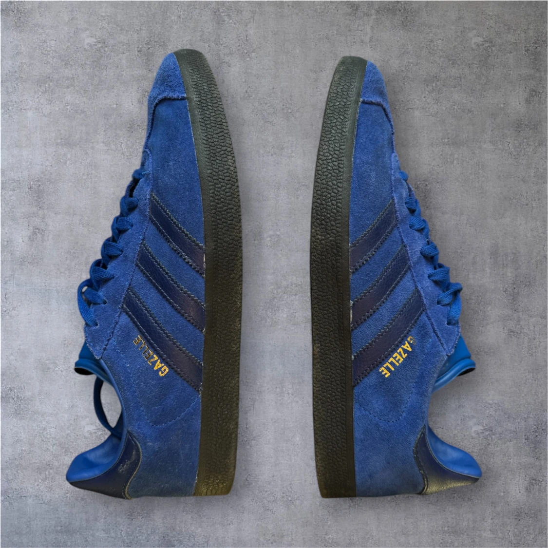 Adidas Gazelle Blue on Blue Skor - 1