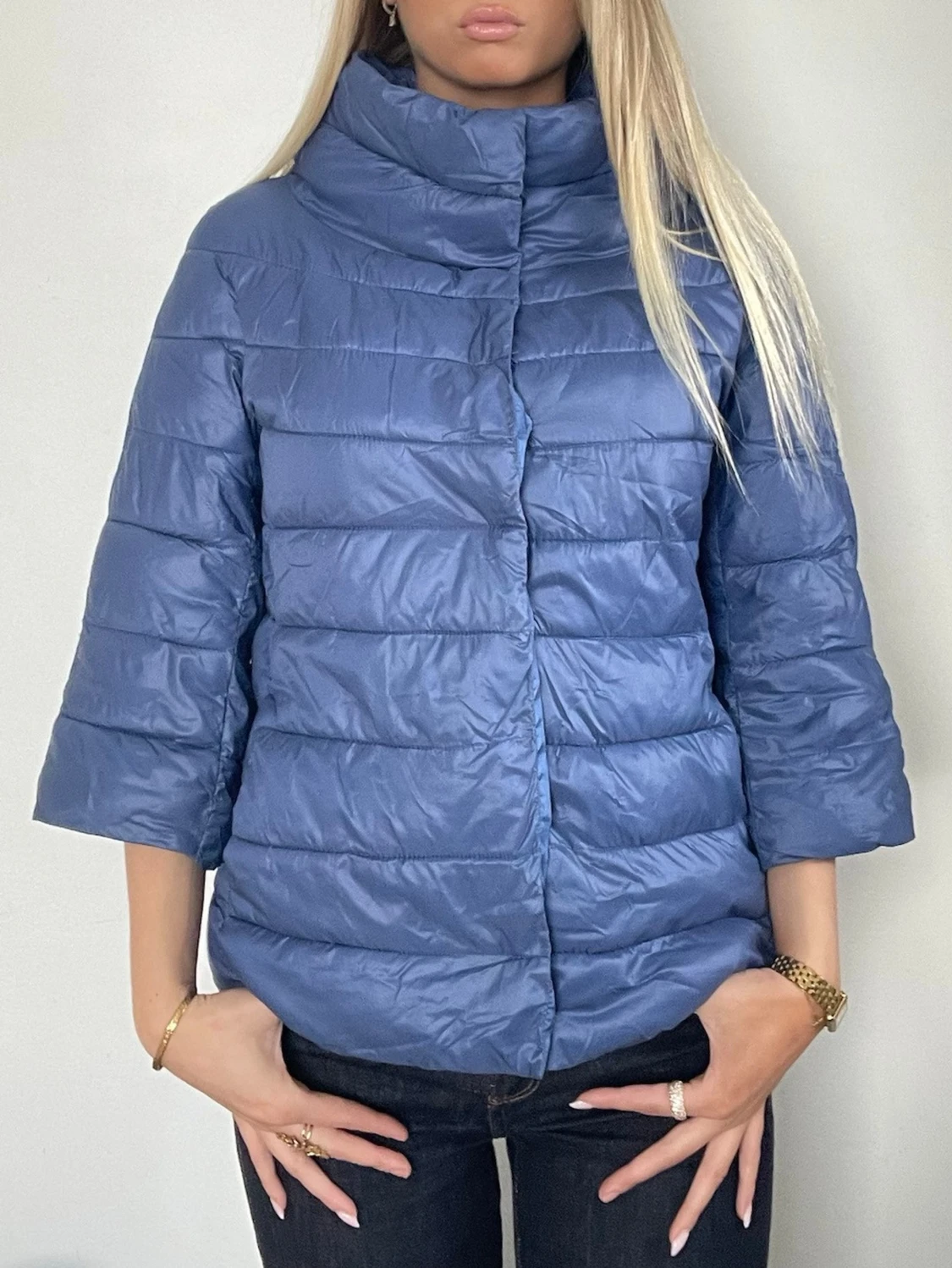 Blå hernolikande jacka  - 2