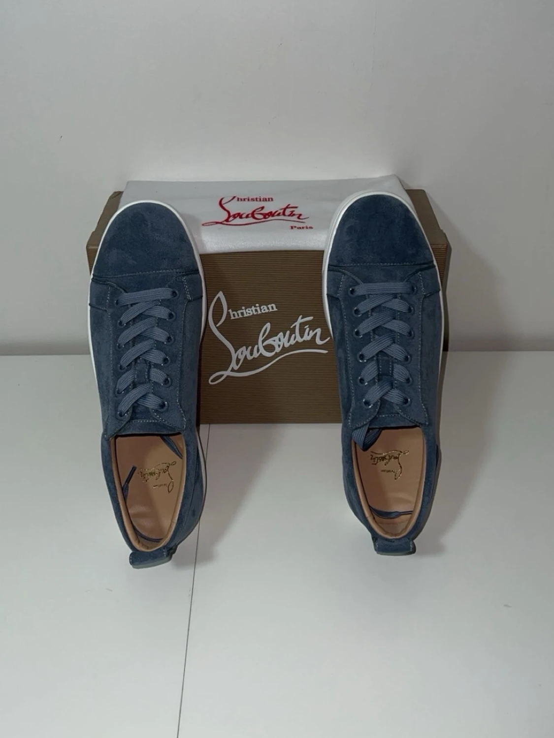 Blåa Christian Louboutin sneakers - 2