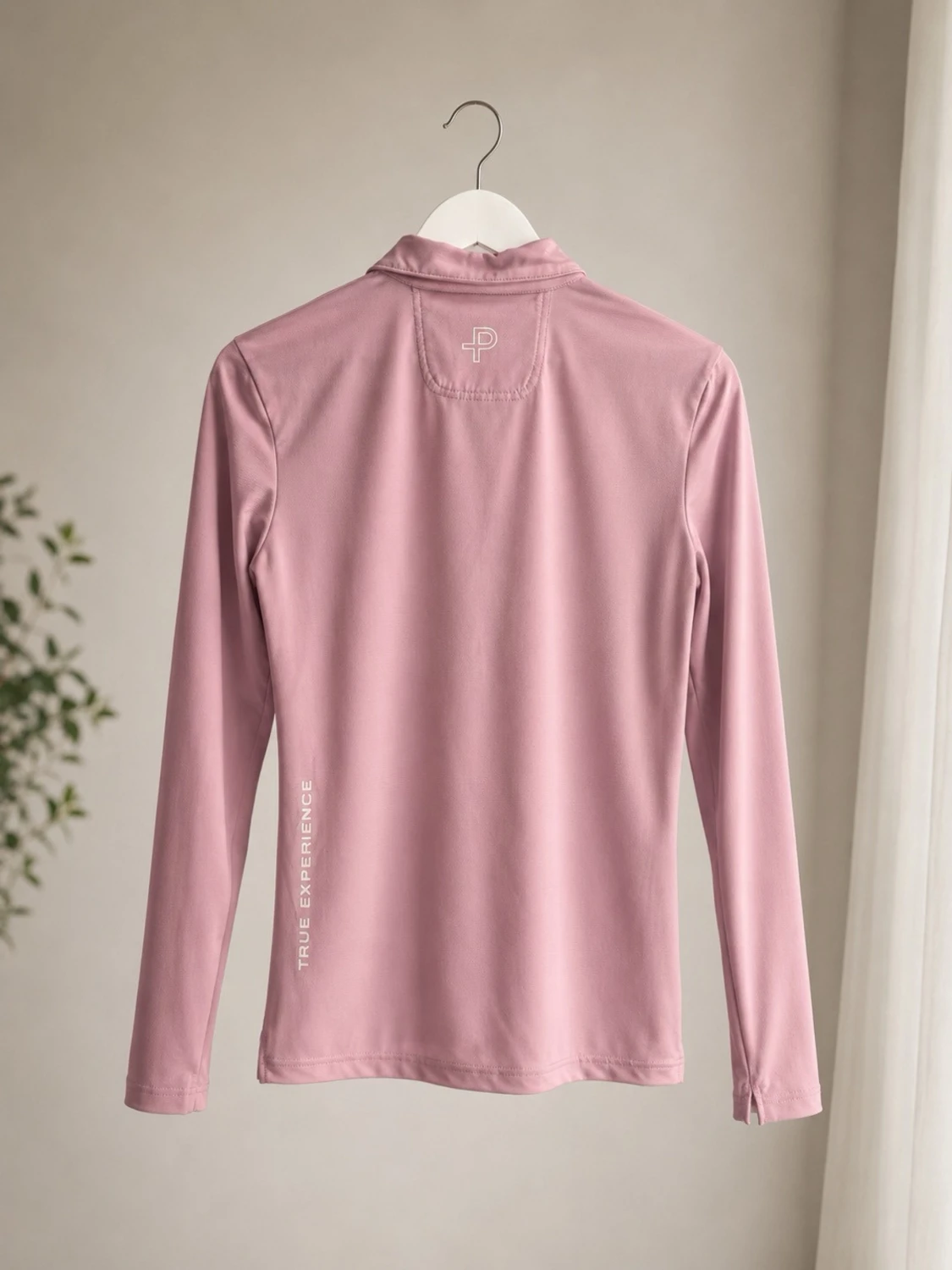 Rosa långärmad polotopp från Pelle P - 1