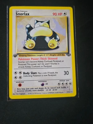 Snorlax #27 1st edition - Utmärkt Skick
