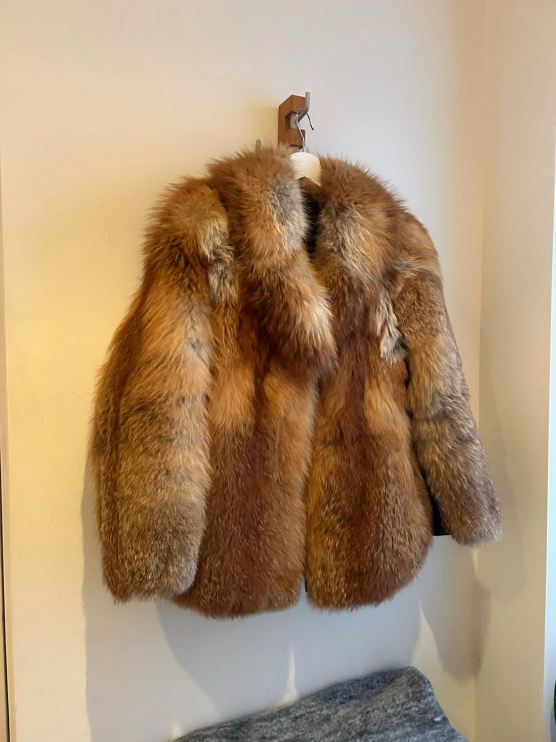 Äkta päls jacka  - 1