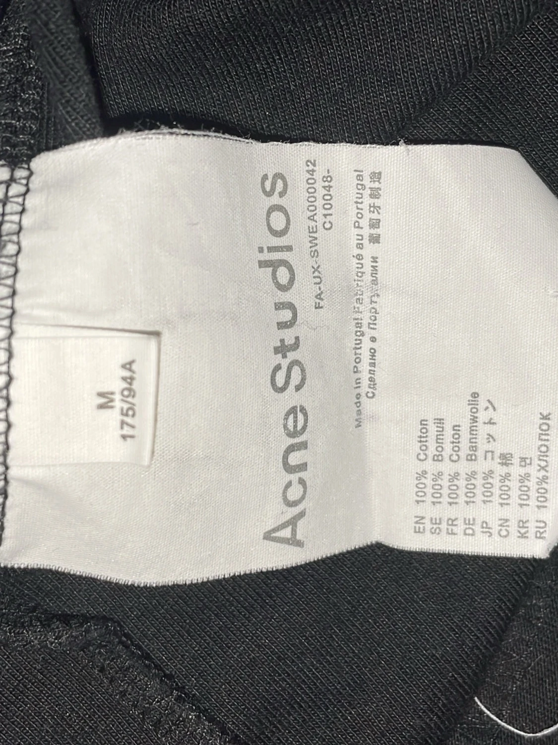 Svart Acne Studios longsleeve - 6