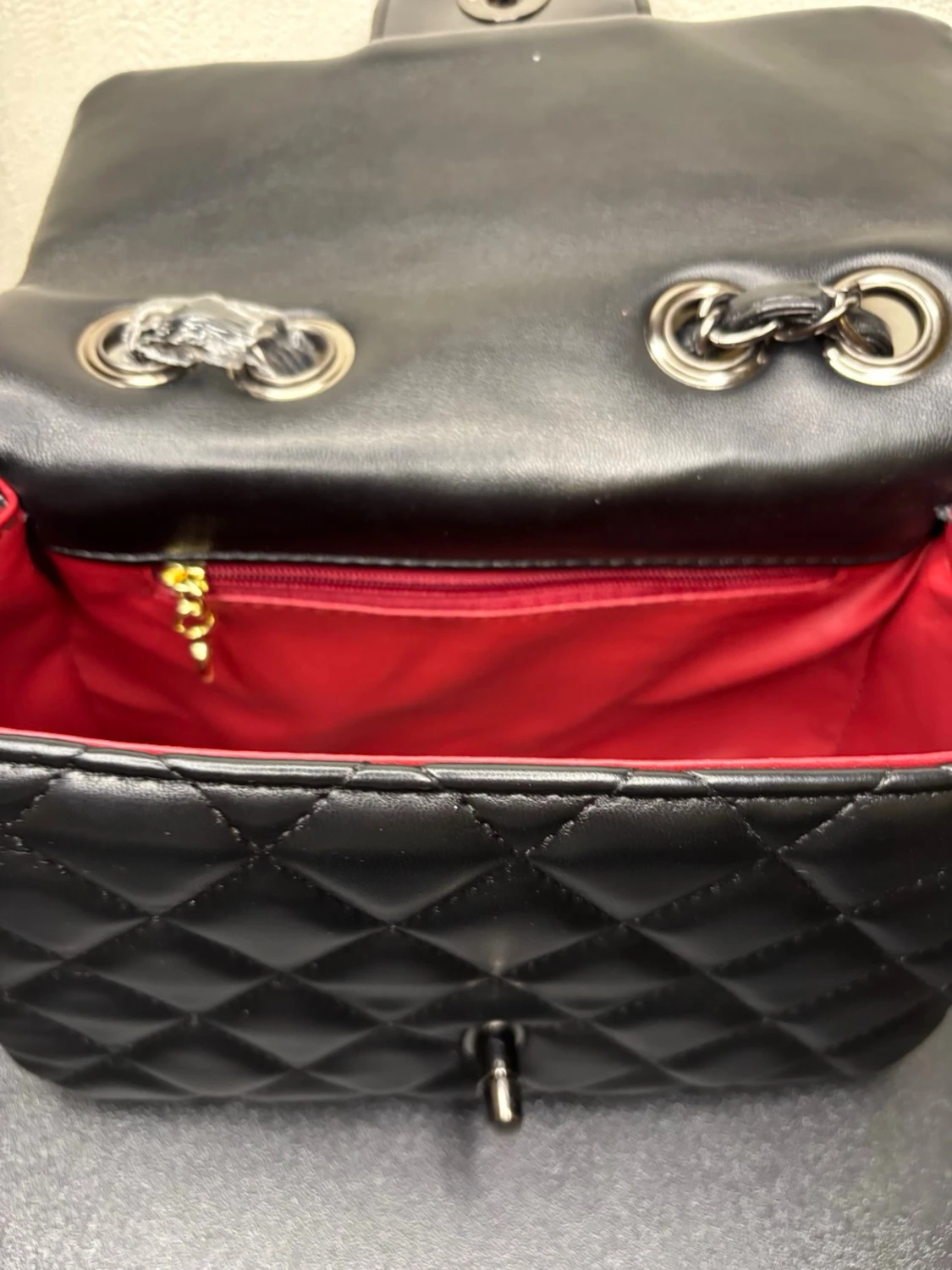 Svart Chanel axelväska i läder - 3