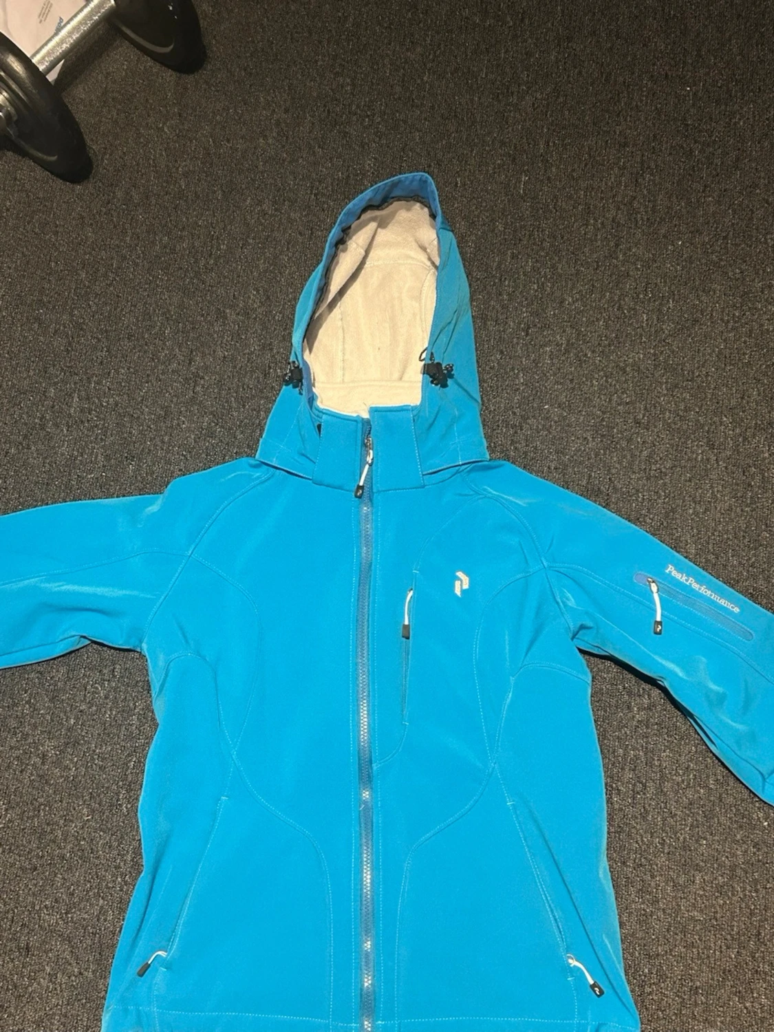 Blå vindjacka Peak Performance dam 