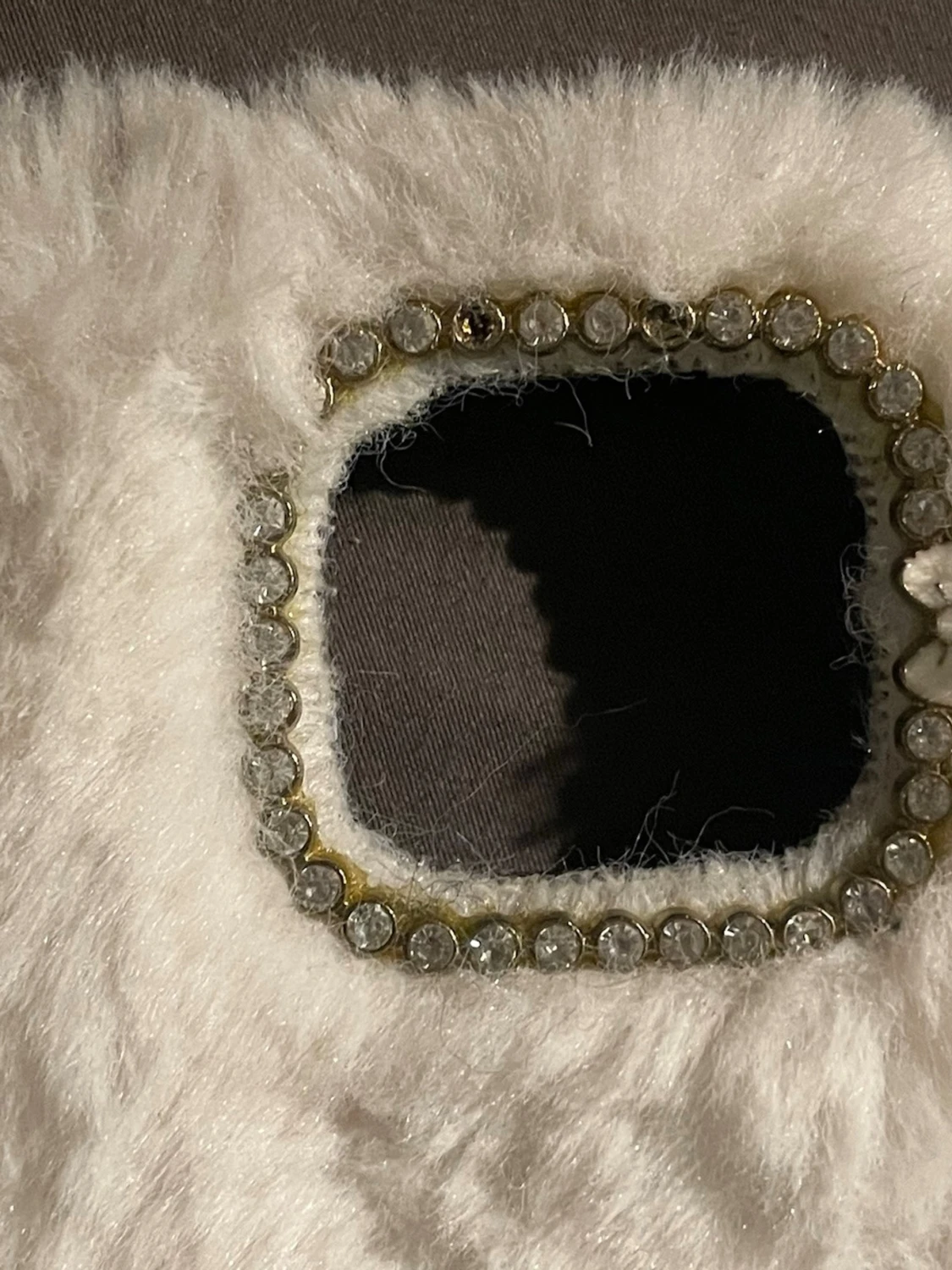 Fluffigt mobilskal med kaninöron - 3