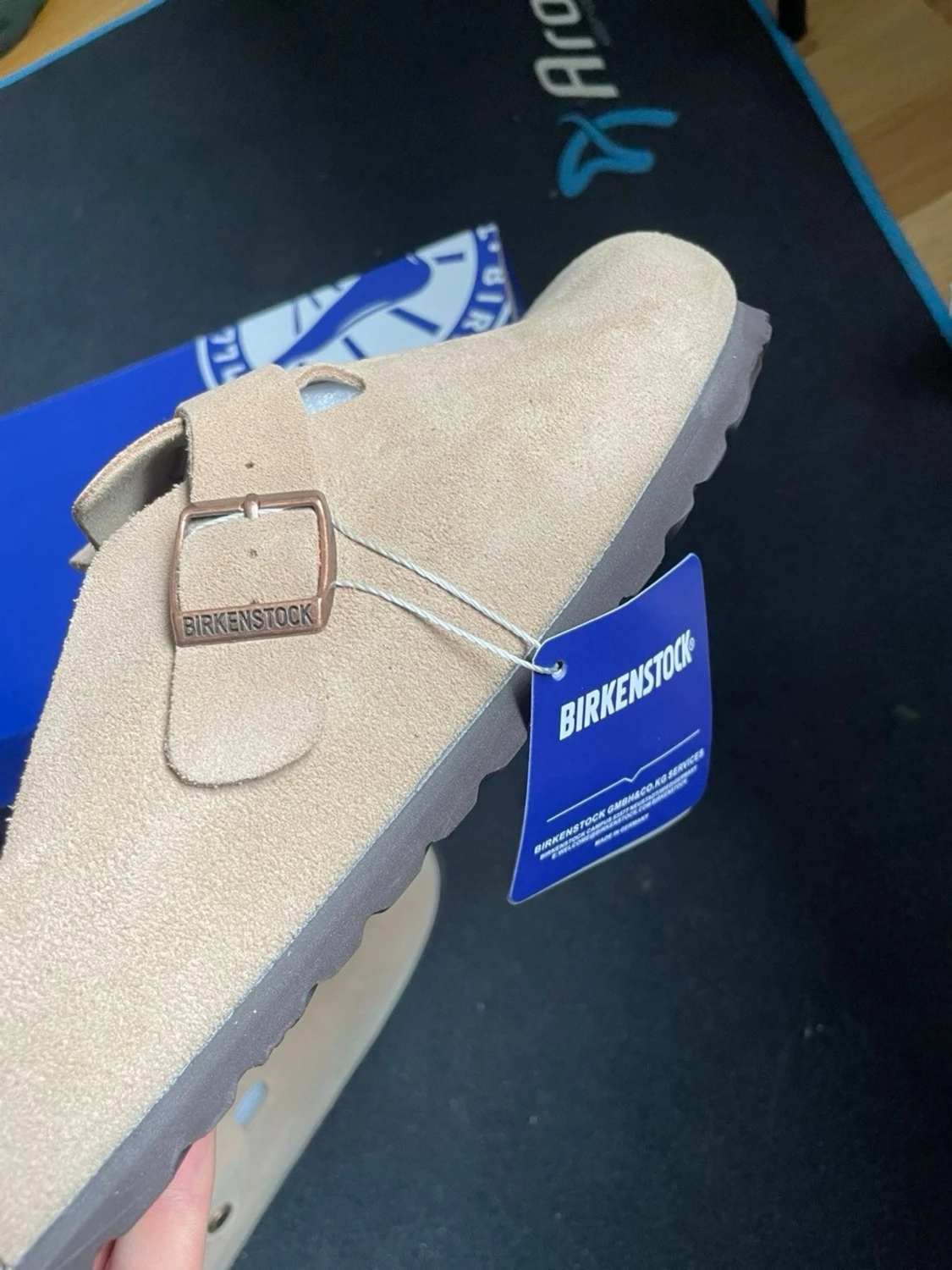 Mus color Birkenstock Boston tofflor mocka - 1
