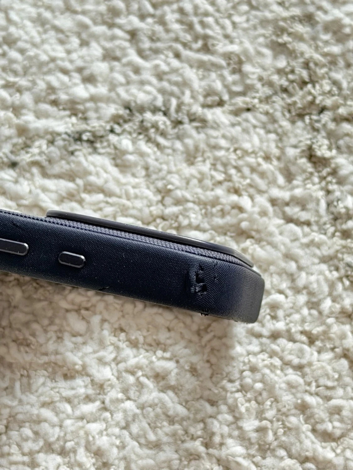 Mörkblåt TechWoven skal iPhone 17 Pro Max - 3