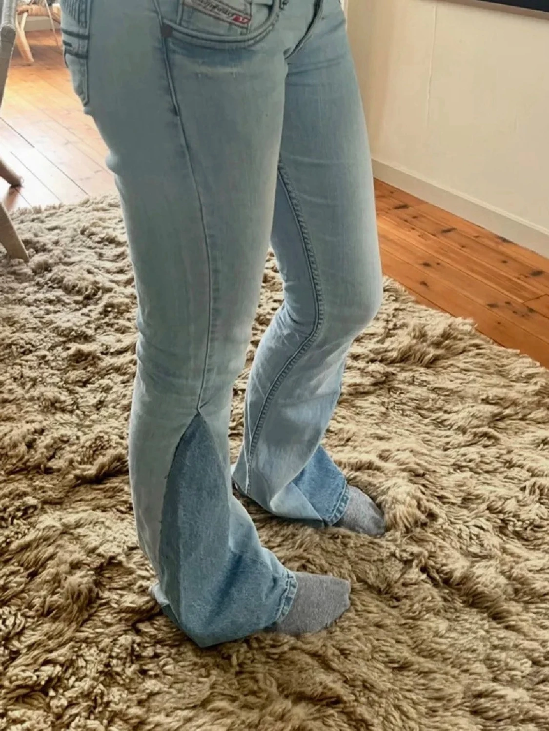 lågmidjade Diesel jeans  - 2