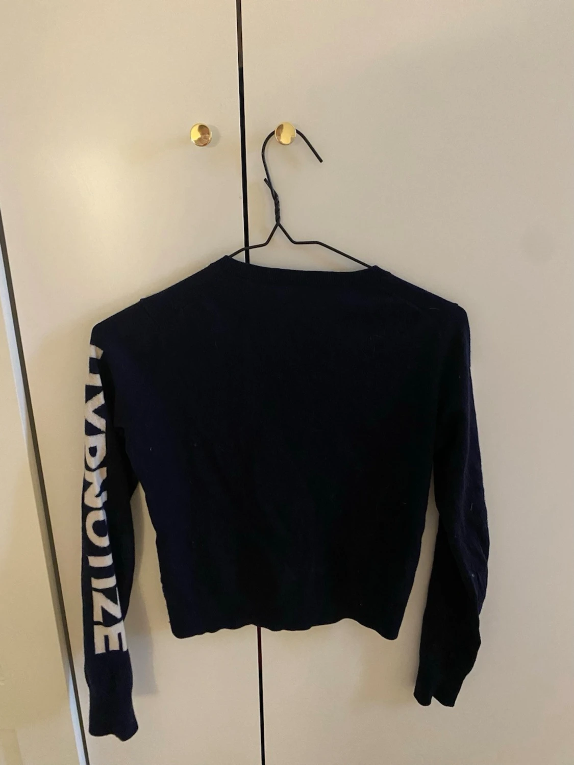 Mörkblå stickad tröja From Future - 3