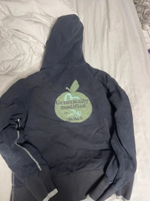 Organic Denim Hoodie - Fin gammal vintage hoodie med märket Organic Denim st M