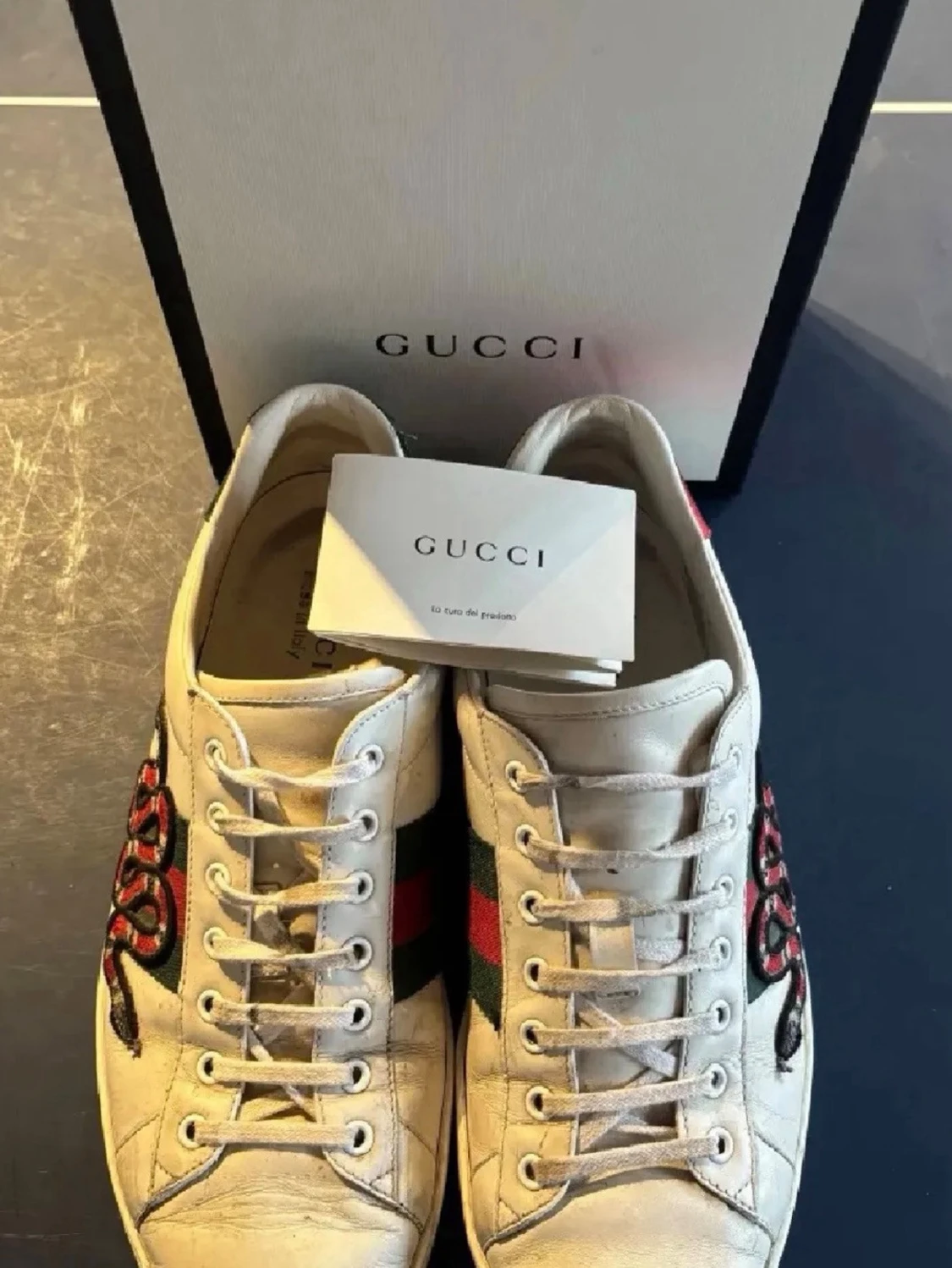 Gucci Ace sneakers med orm  - 1