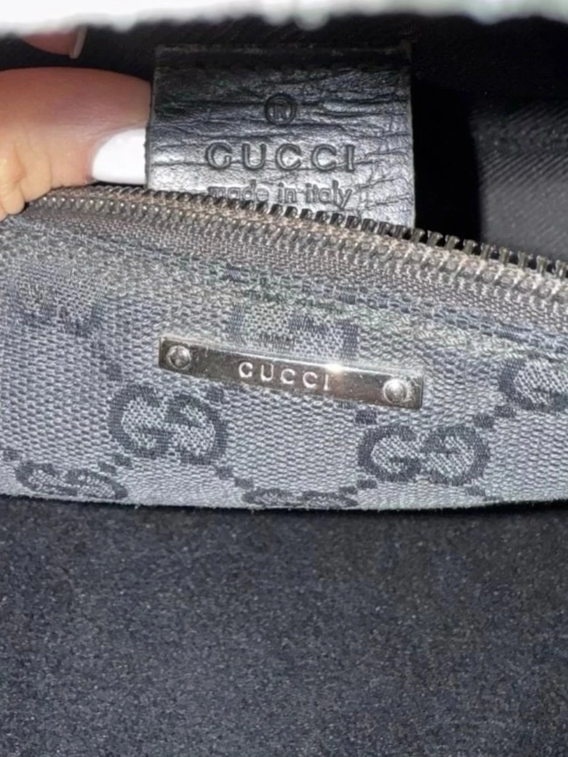 Äkta vintage Gucci boat väska - 5
