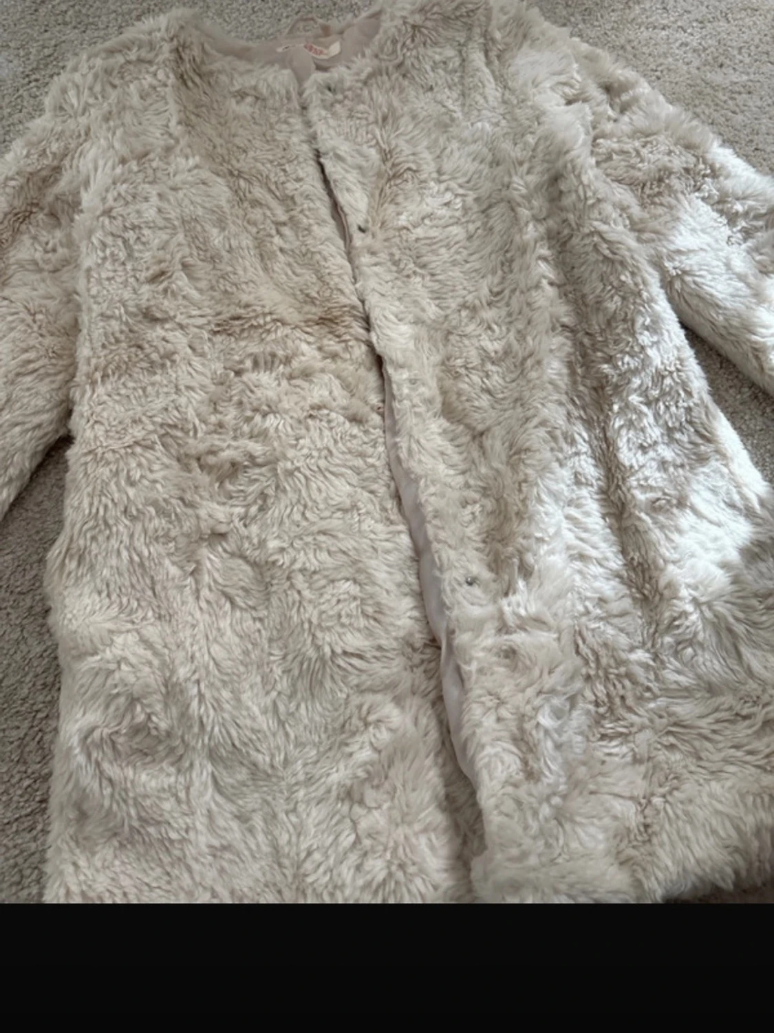 Barn fuskpälsjacka - 1