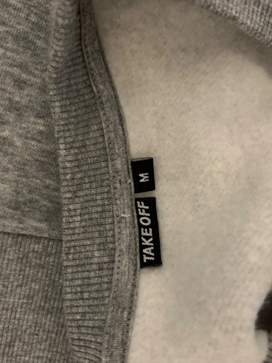 Grå basic sweatshirt - 3