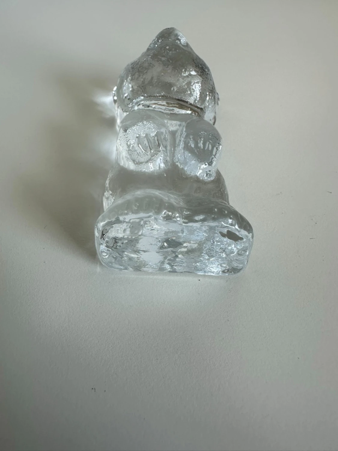 Björn-figur i klar glas - 5