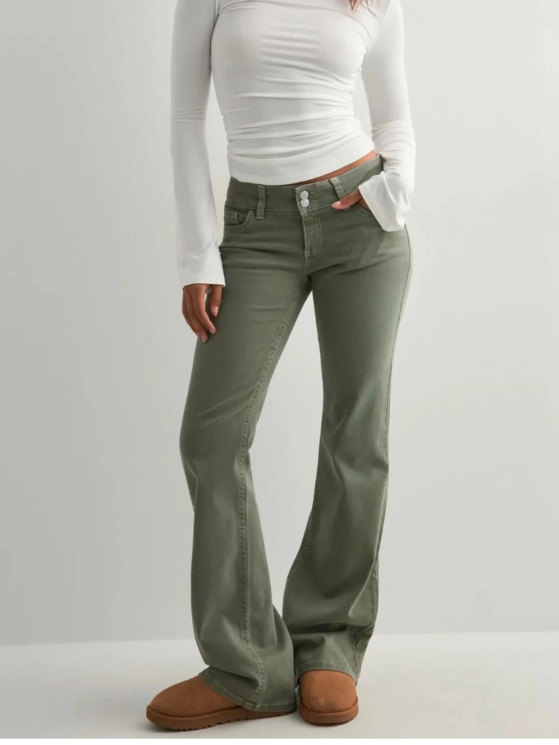 gröna jeans