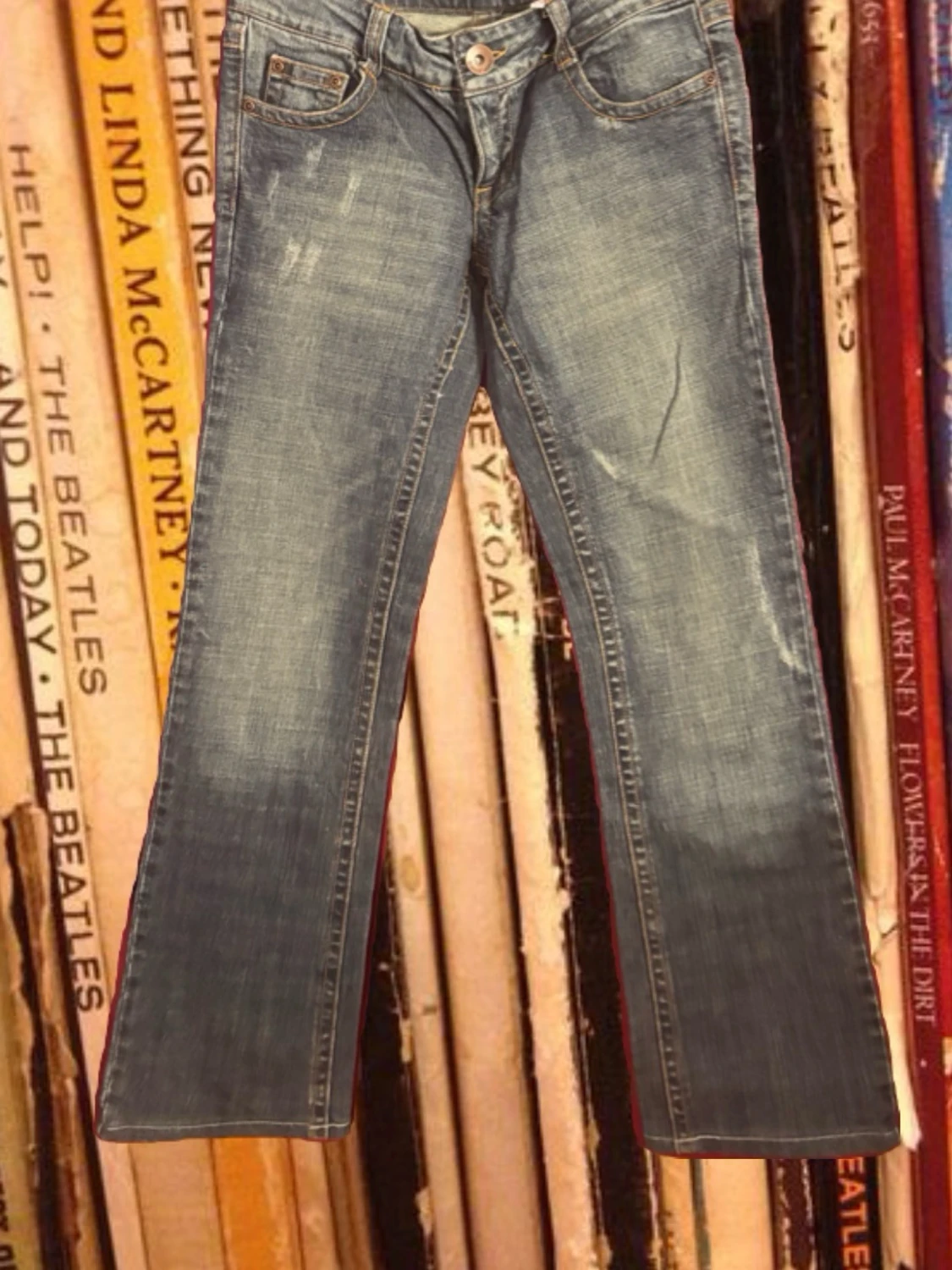 Blå bootcut jeans från ONLY - 1