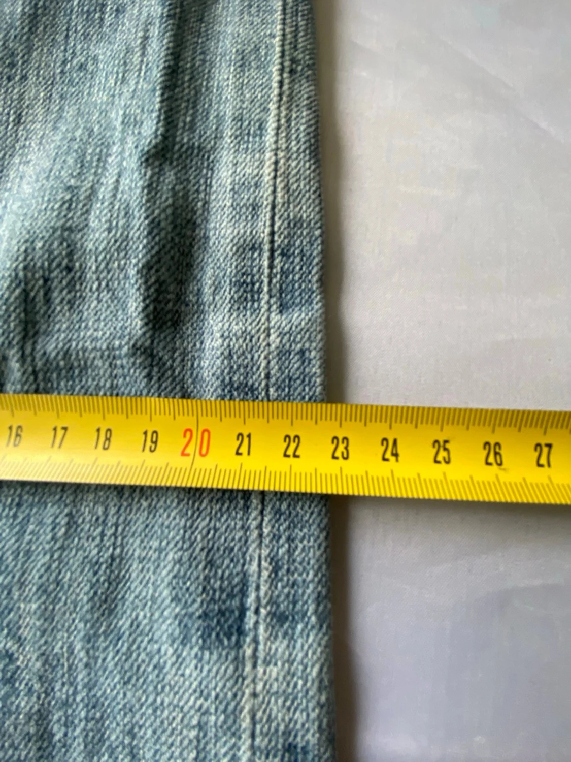 Ljusblå jeans selvage nudie jeans straight - 6