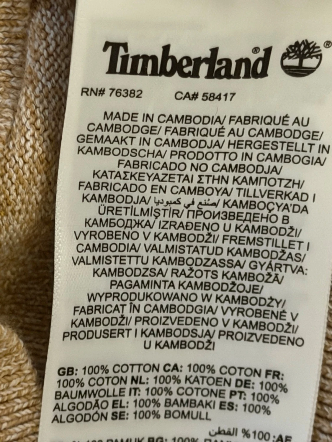 Beige stickad tröja Timberland - 2
