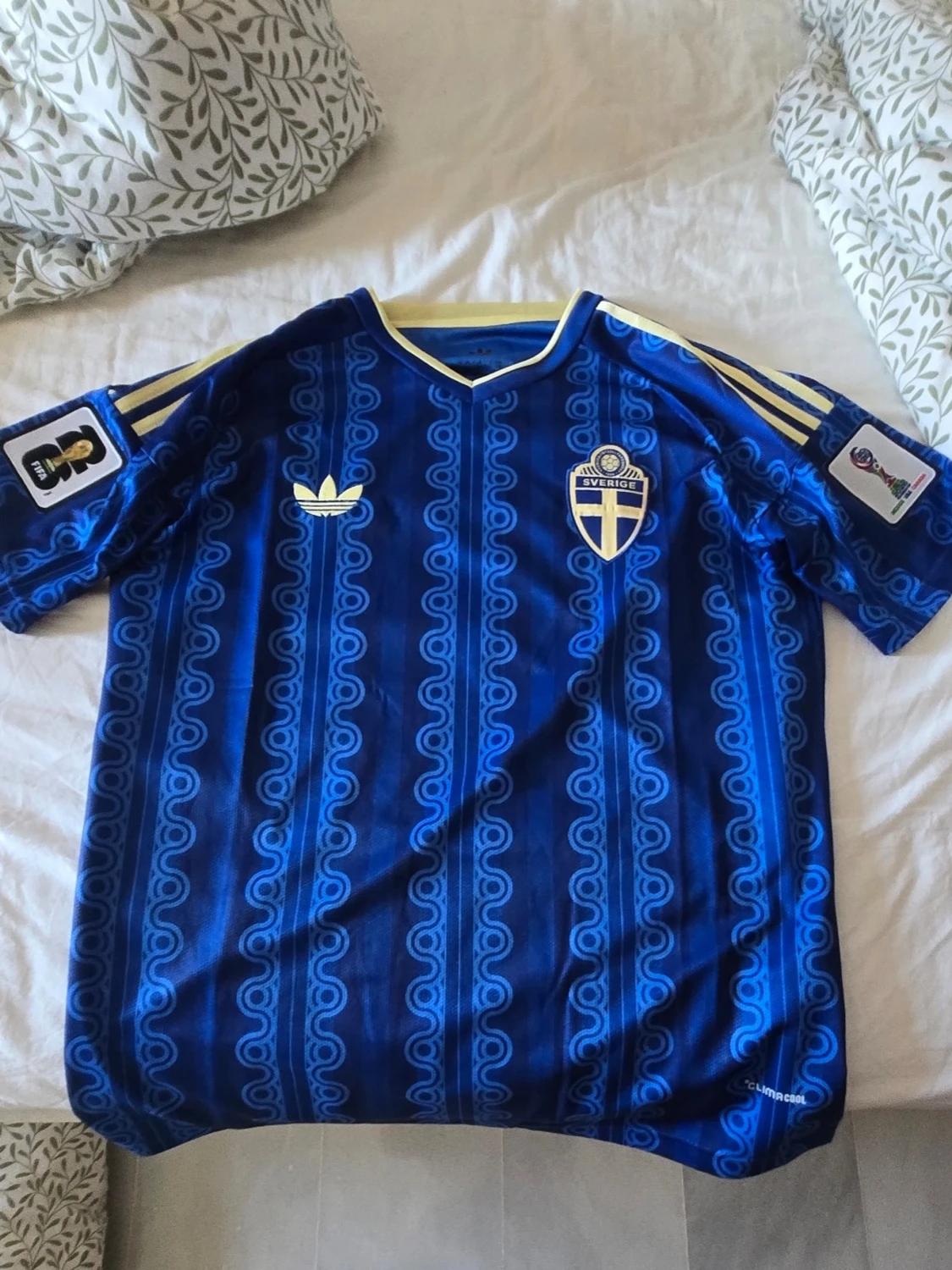 Blå Sverige fotbollströja 