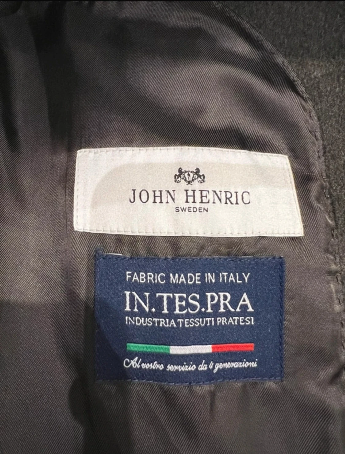 John Henric rock i ull och kashmirmix mossgrön size 48 slutsåld - 4