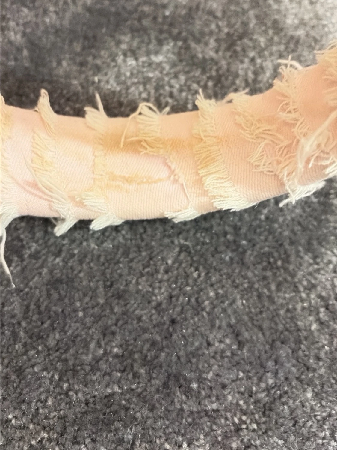 Ljusrosa diadem med fransar - 1