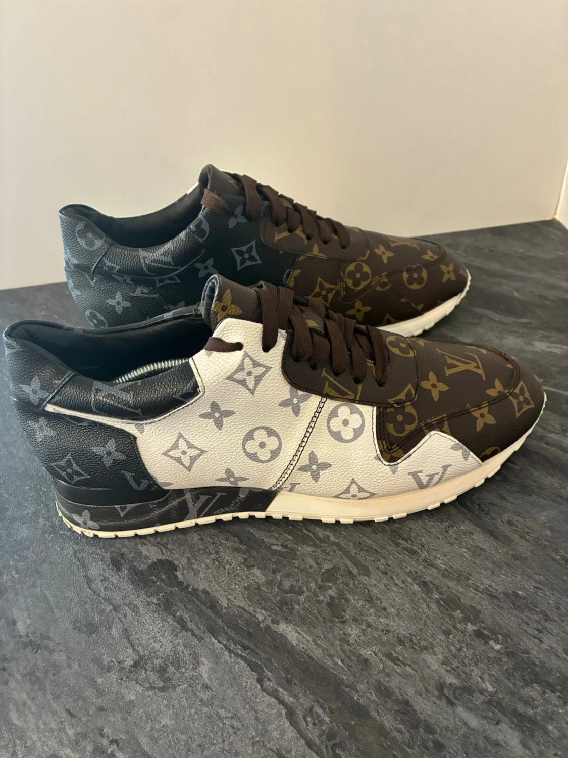 bruna läder skor  - 5