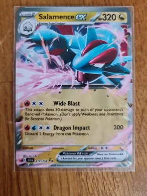Salamence EX Pokémonkort ( proxy card ) - Salamence EX Pokémonkort ( proxy card ) perfect for use on battle and turnaments.