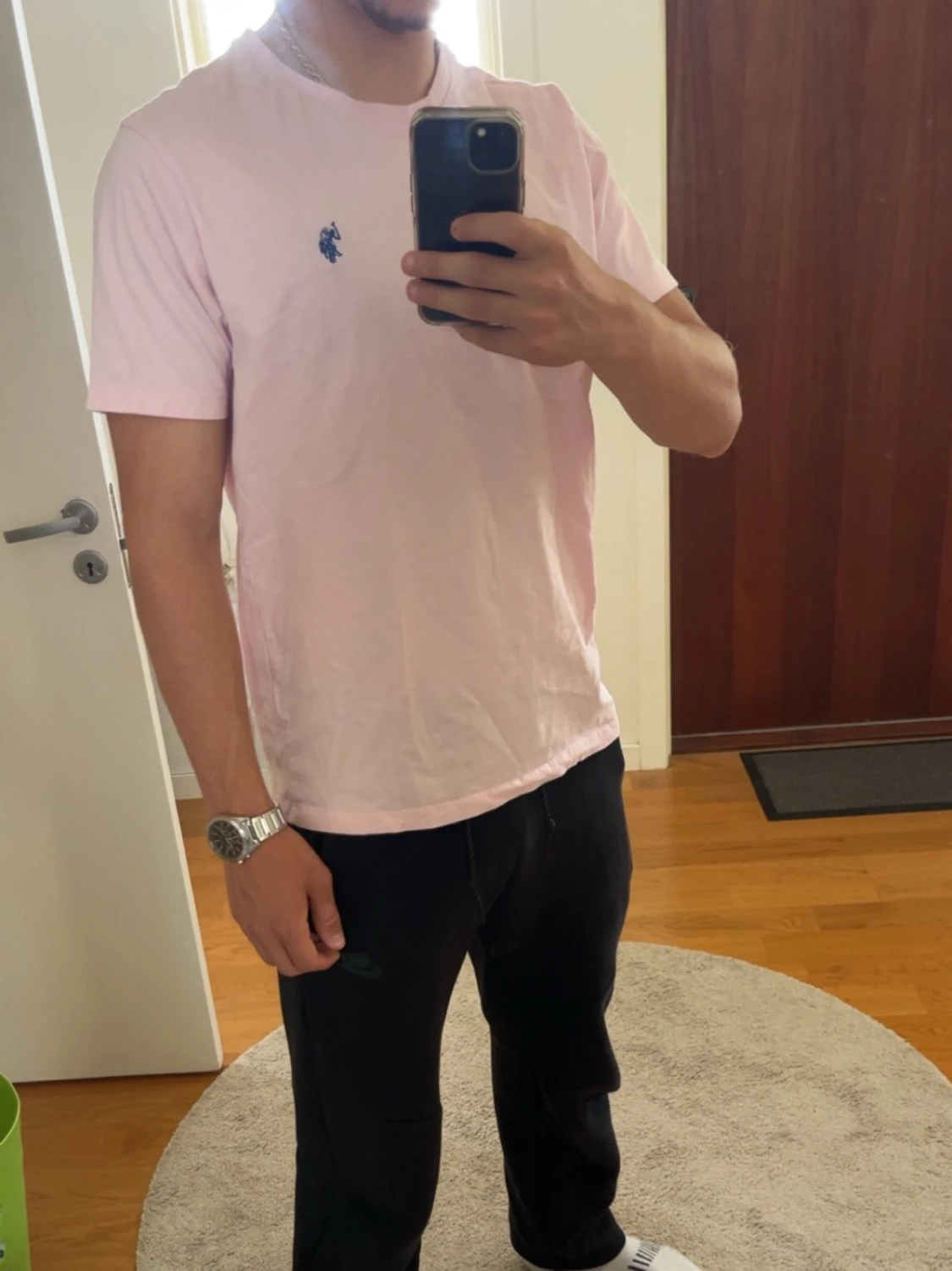 Ljusrosa t-shirt från Ralph Lauren