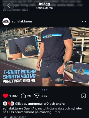 Marinblå shorts med UCS-logga SÖKER! - SÖKER DESSA, har ni dem kontakta mej!!!!