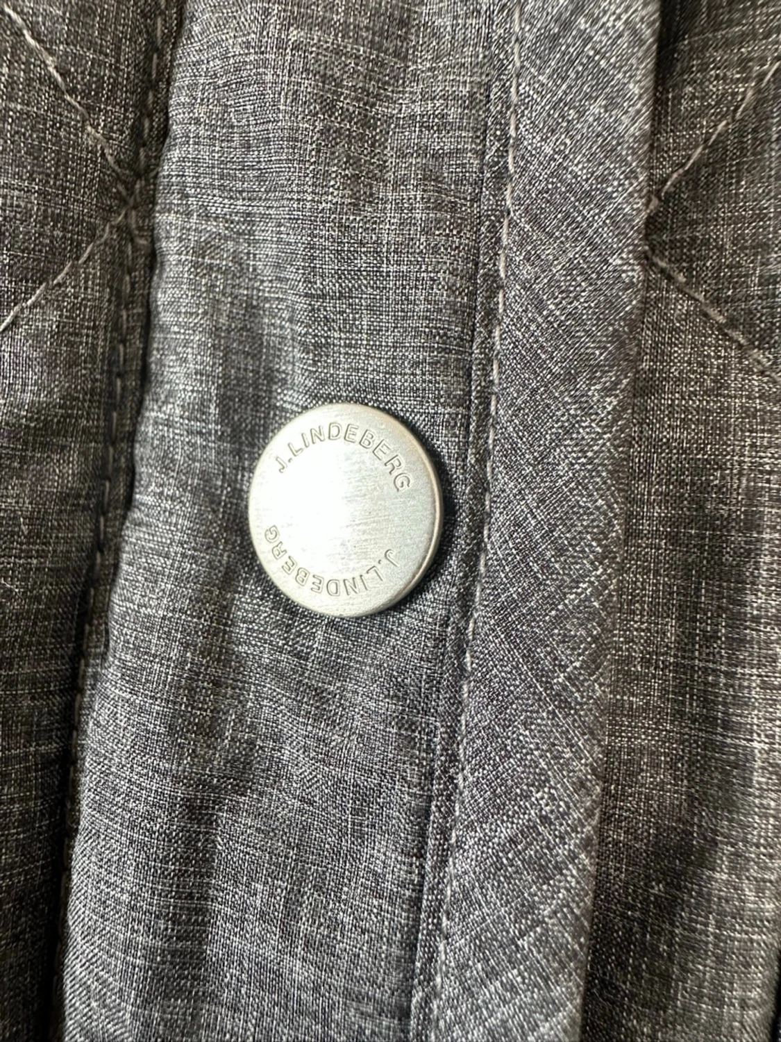 J Lindeberg- Mörkgrå quiltad jacka - storlek 44 / XL - 6