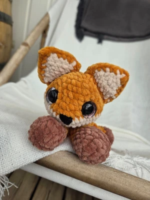 Virkad räv🦊 - Söt handgjord räv 🦊