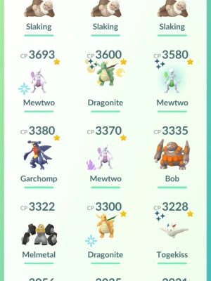 Pokémon konto - Pokémon konto i lvl 48 med 102 shinys och 2 shiny mewtwo+ 23 100% och 125 legendarys. Kontot är från 2019 och har 400+ pokemons.