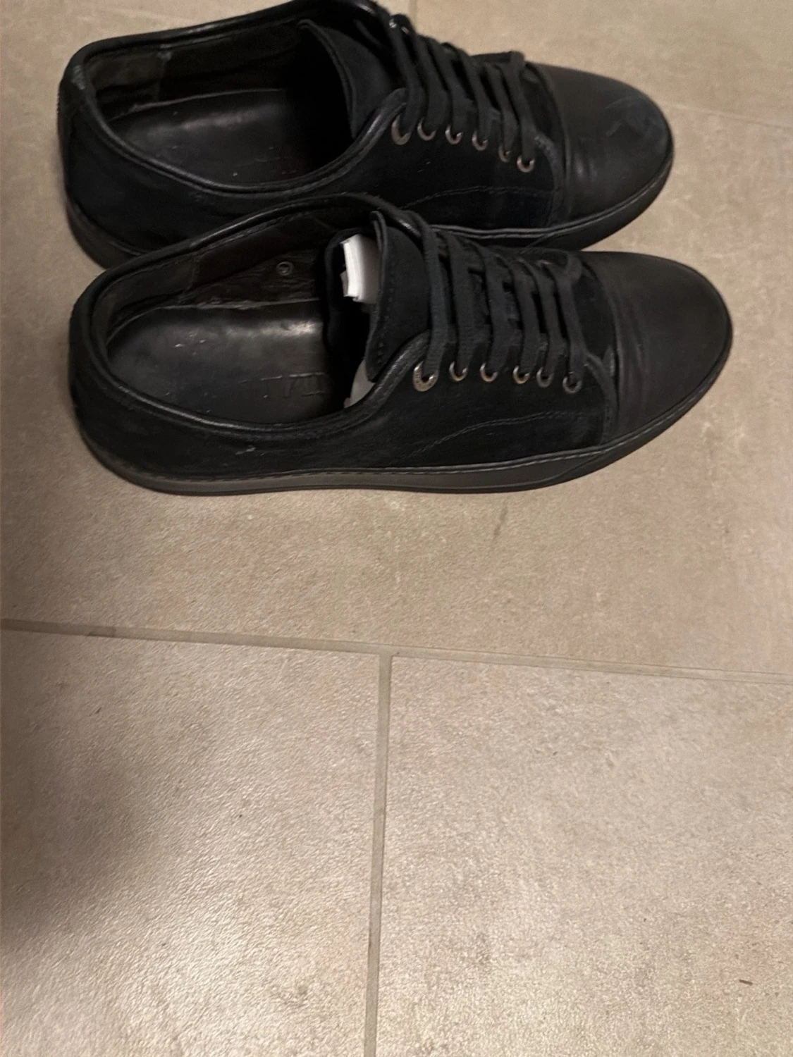 Svarta Lanvin sneakers