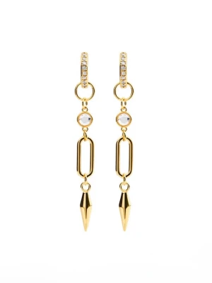 Guld örhängen  - Snygga guld örhängen. Köptes för 300 och är använda ett fåtal gånger.