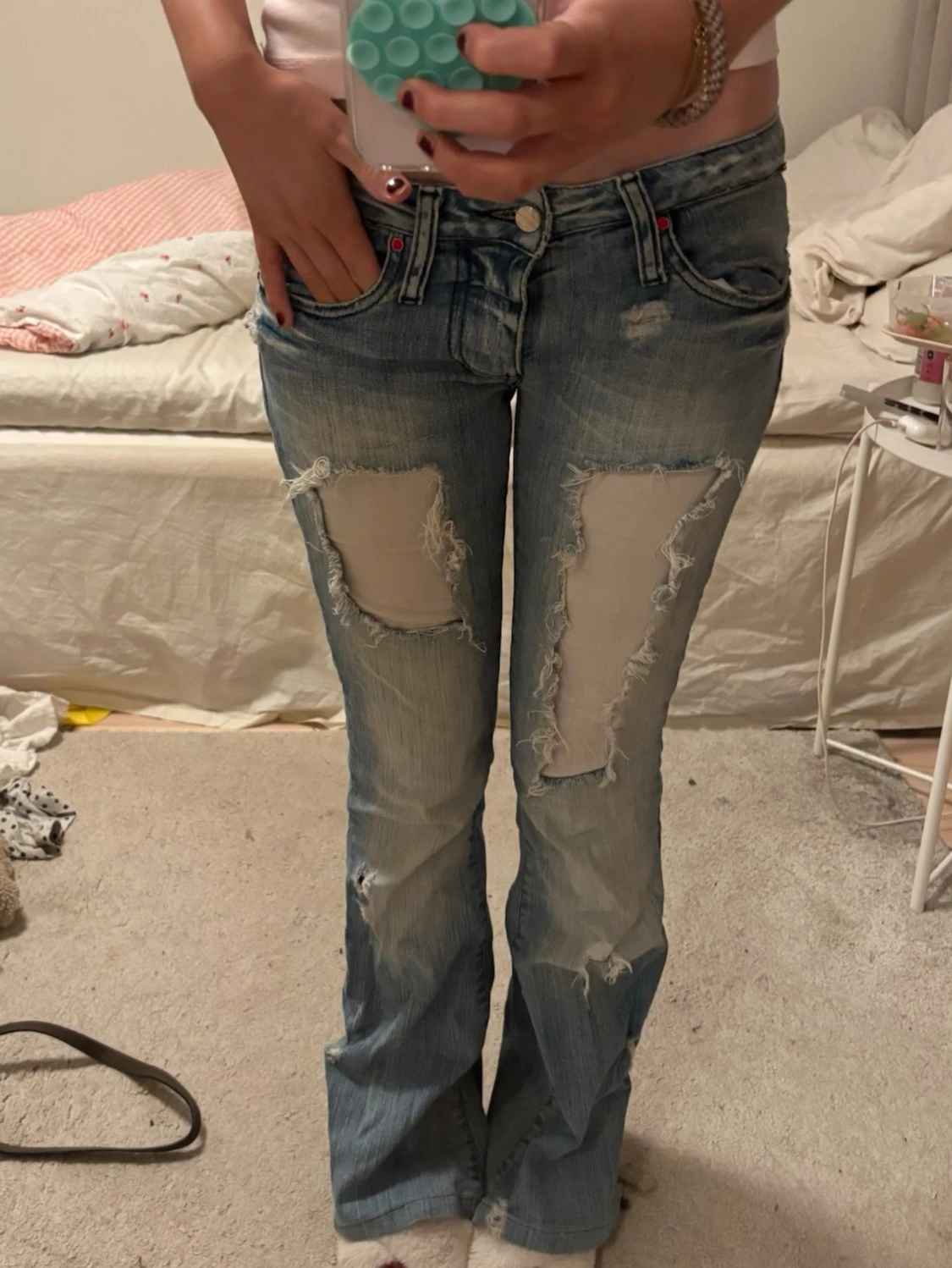 Snygga vintage jeans 