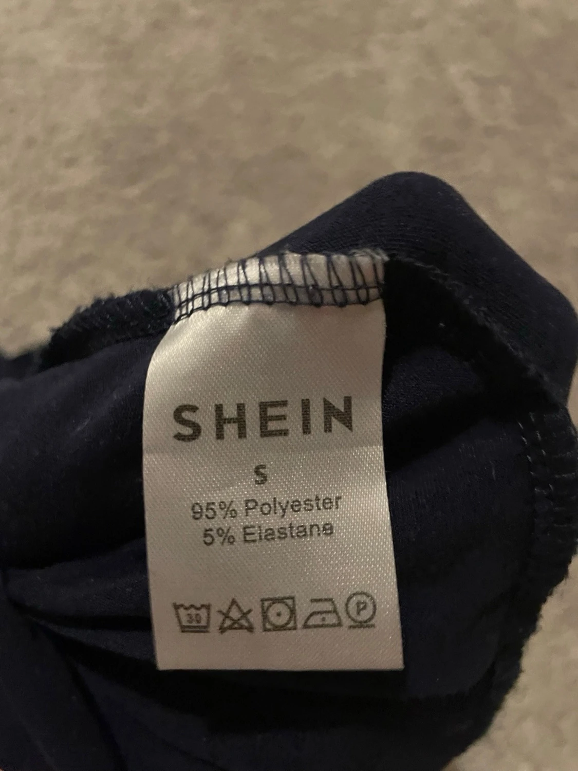 Marinblå klänning - 2