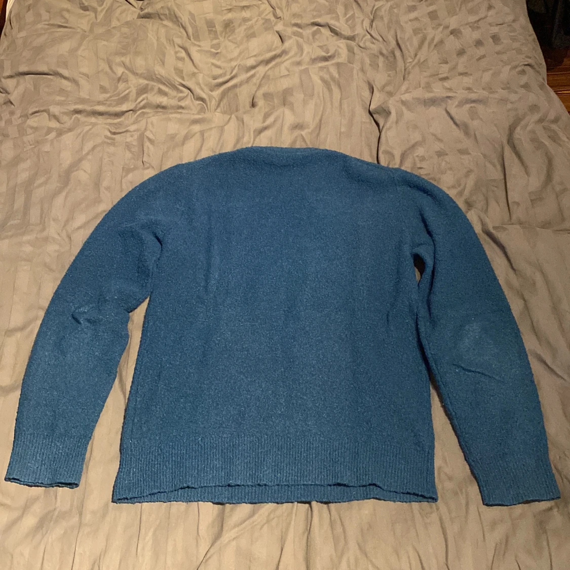 Van gils strukturerad tröja blå - 1