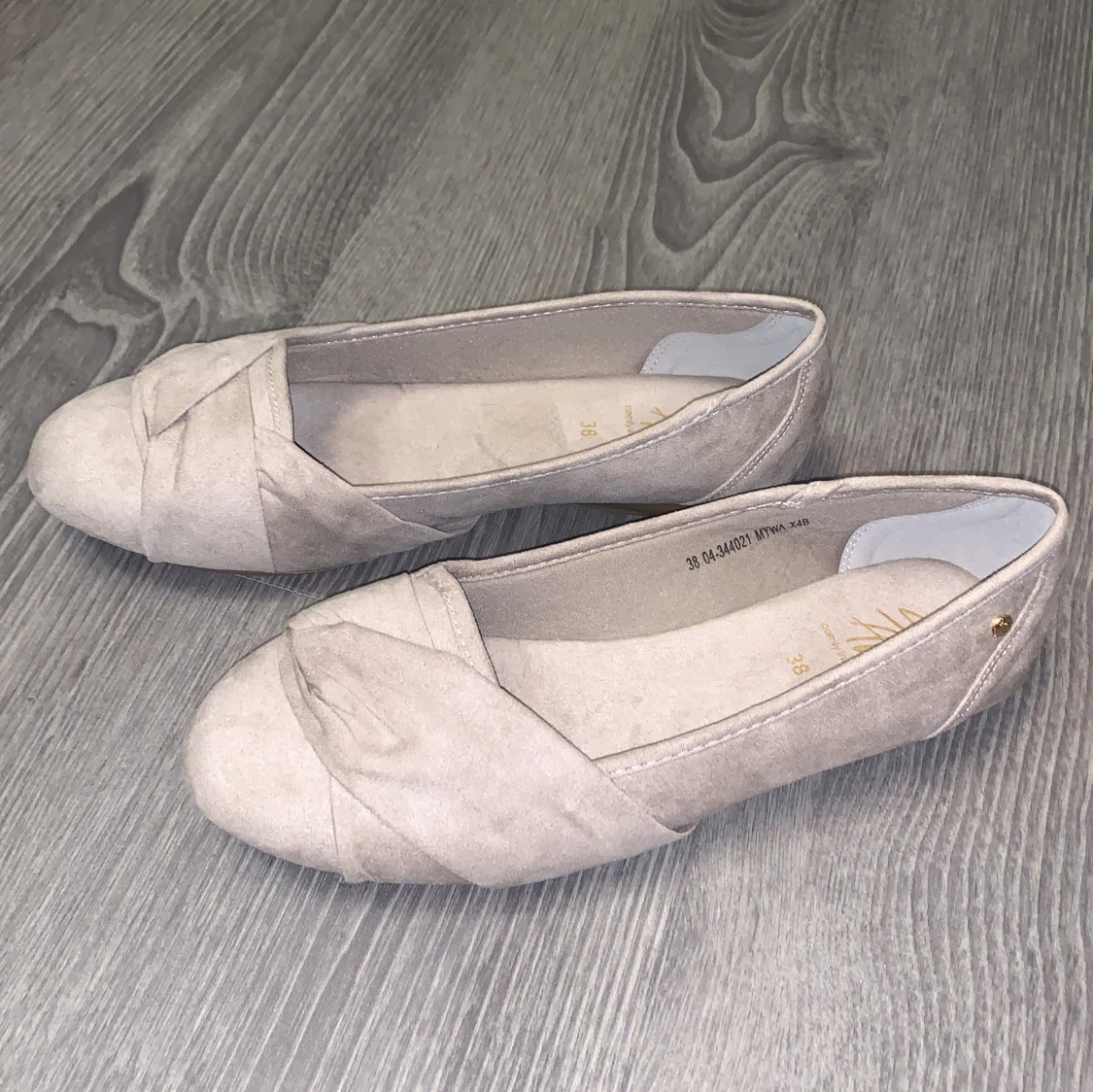 Ballerinaskor beige/grå - 2