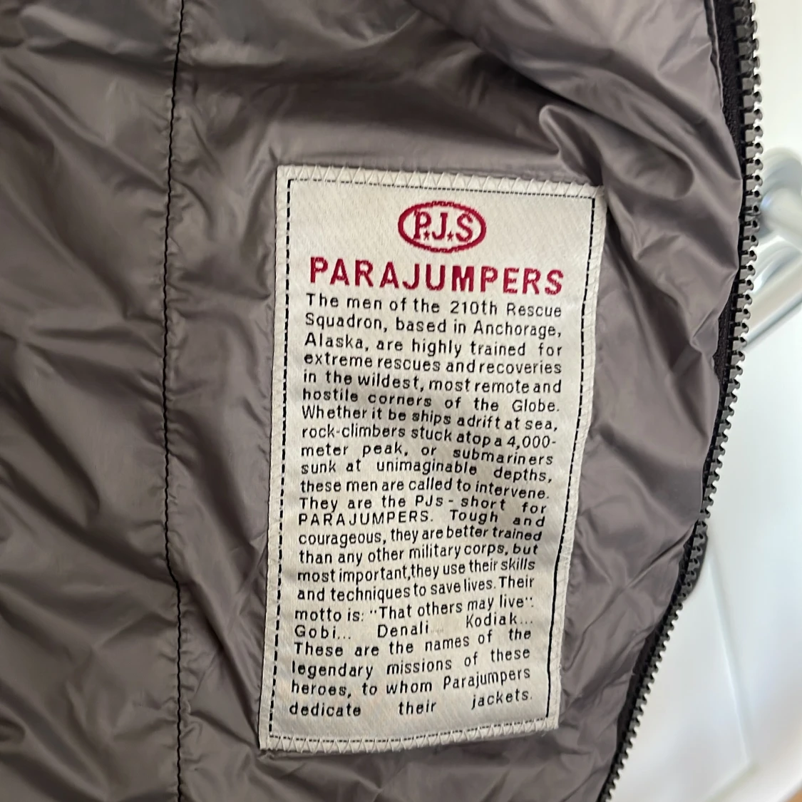 Svart lättviktsdunjacka Parajumpers S - 3