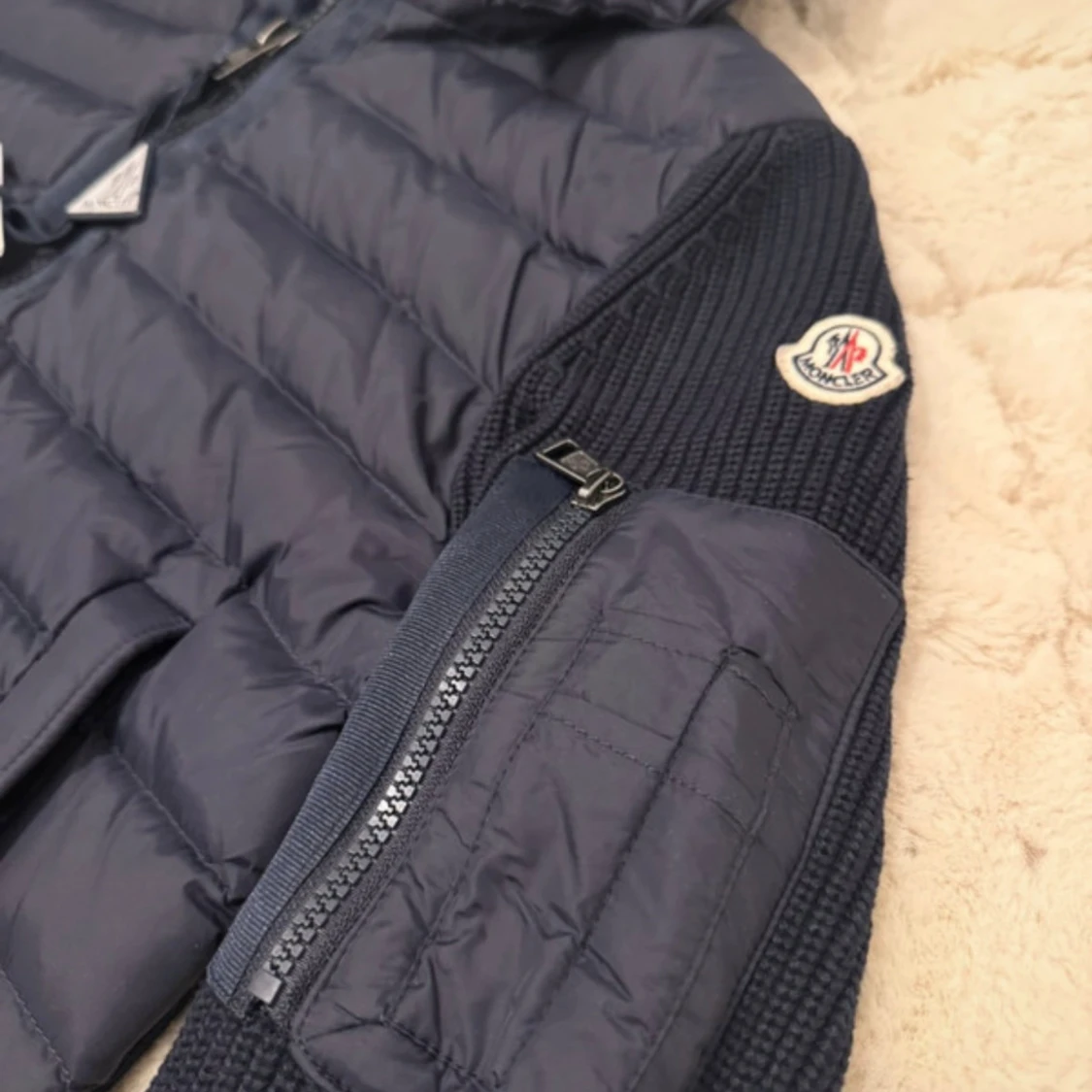 Mörkblå cardiganjacka från Moncler M - 1