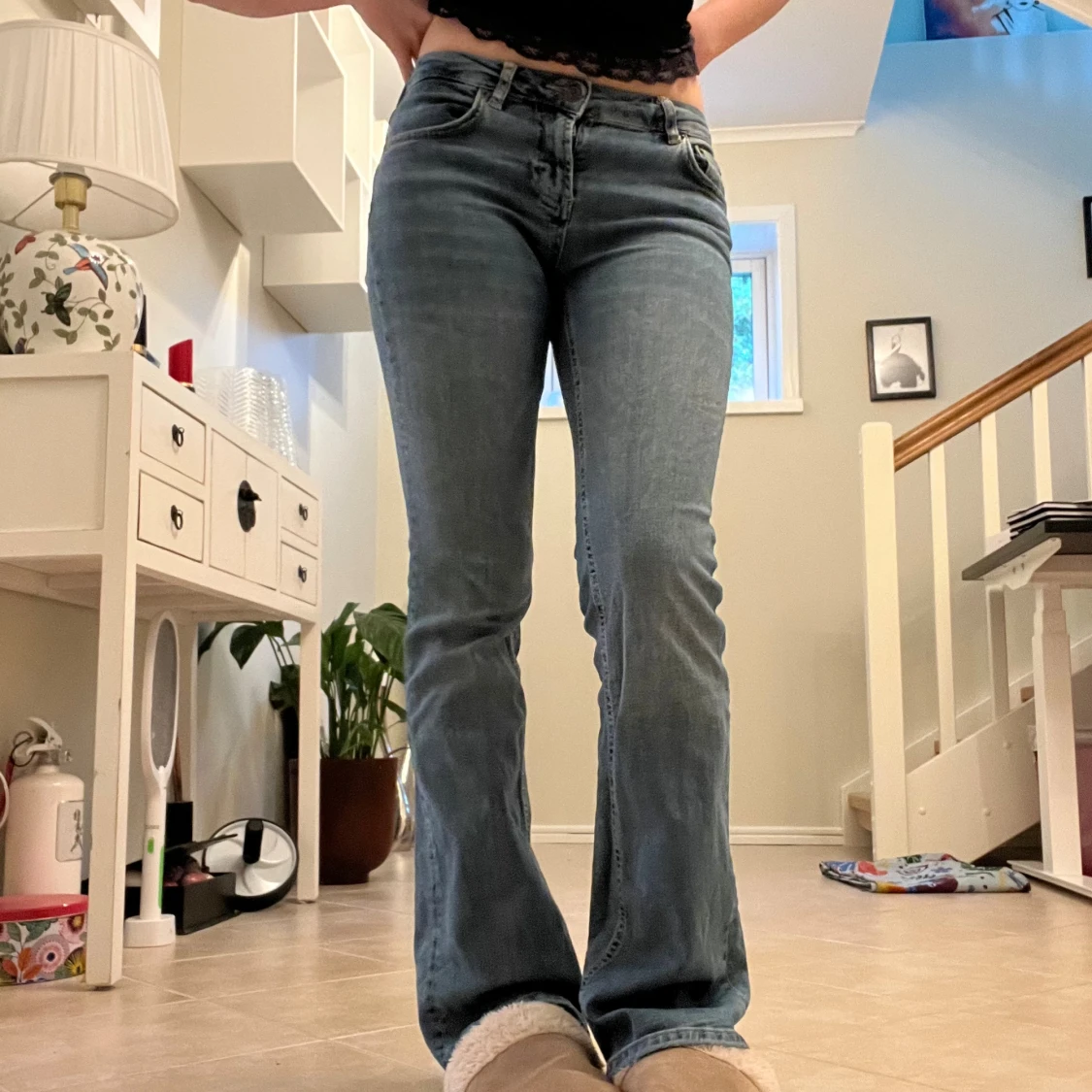 Lågmidjade jeans  - 2