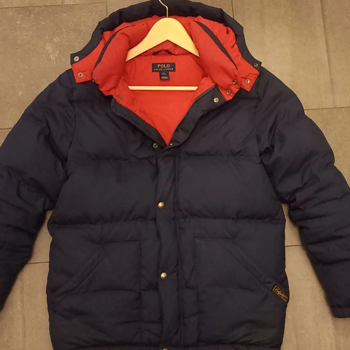 Mörkblå pufferjacka från Polo Ralph Lauren