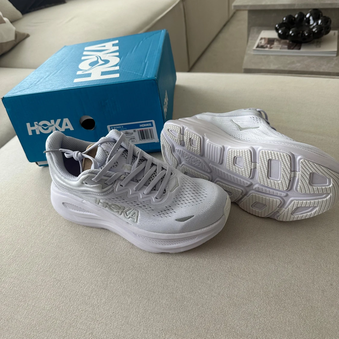 Lila Hoka Bondi 9 sneakers - 1